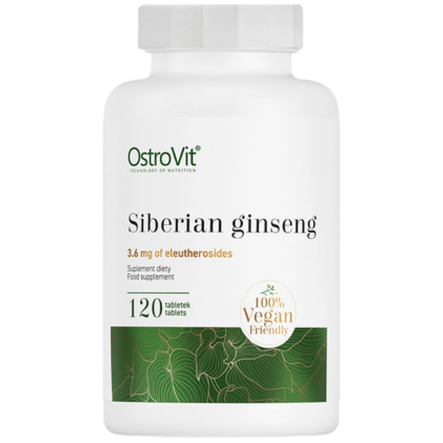 Siberian Ginseng 300 mg 120 Tablets - Nutra Best Europe