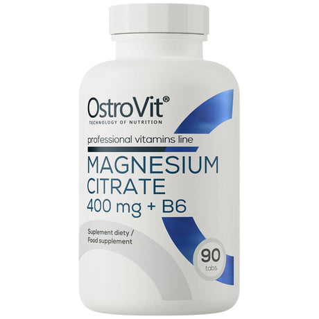 Magnesium Citrate 400 mg + B6 90 Tablets - Nutra Best Europe