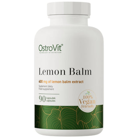 Lemon Balm 400 mg | Vege - Lemon balm 90 capsules - Nutra Best Europe