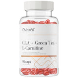 CLA + Green Tea + L-Carnitine 90 Gel capsules - Nutra Best Europe