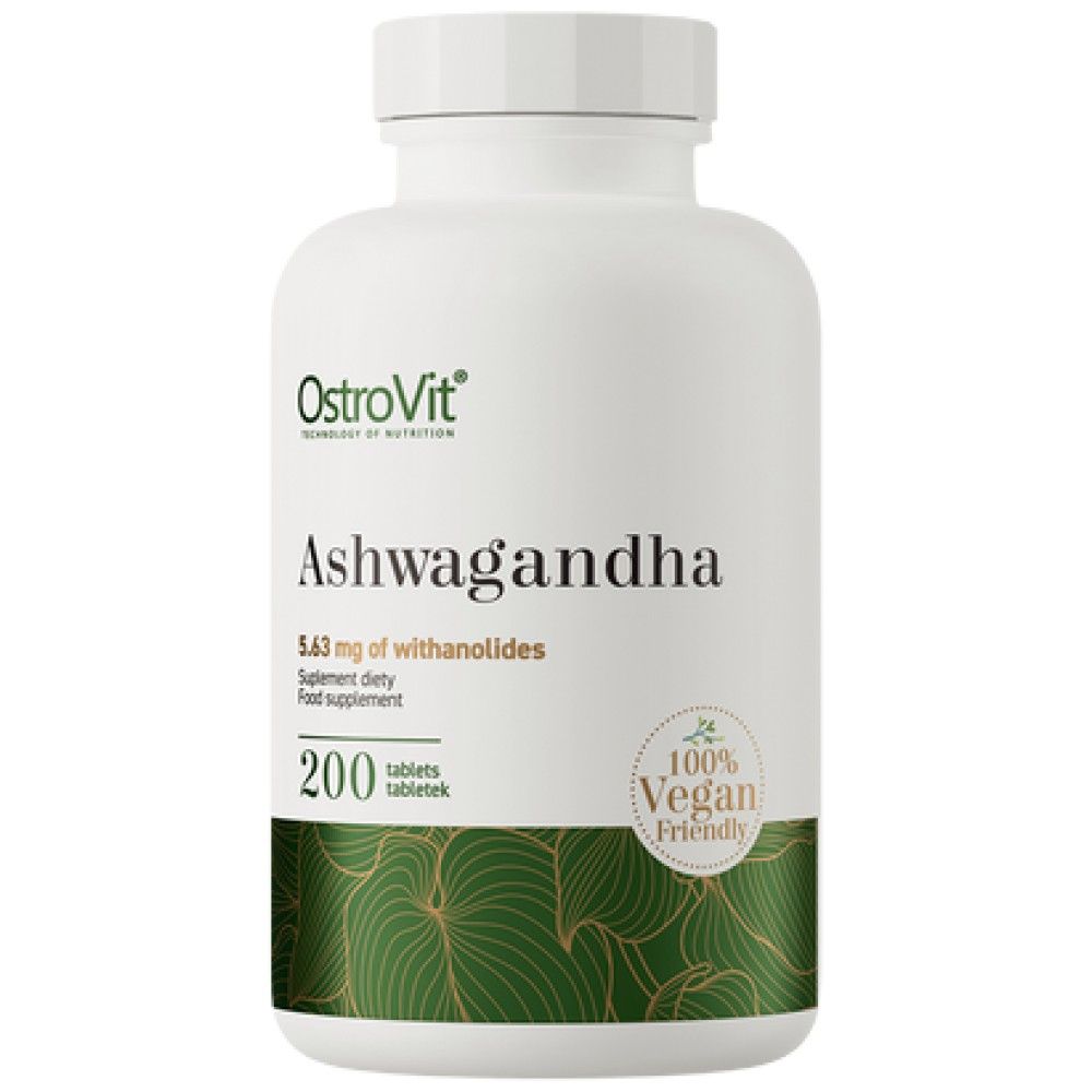 Ashwagandha Extract 375 mg - 200 Tablets - Nutra Best Europe