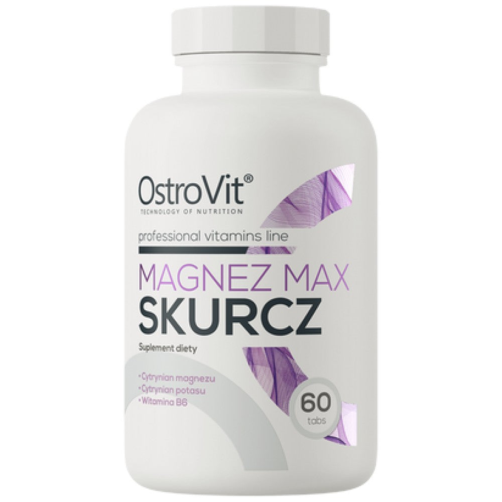 Magnez MAX / Anticramp 60 Tablets - Nutra Best Europe