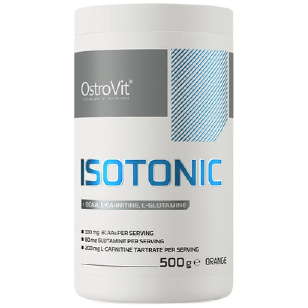 Isotonic Powder + BCAA, L-Carnitine, L-Glutamine - 500 grams - Nutra Best Europe