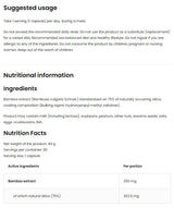 Silica Bamboo 350 mg / Vege 90 capsules - Nutra Best Europe