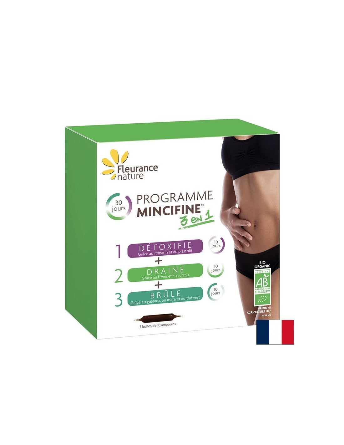 Mincifine 3 in 1 weight loss program, BIO, 30 drinking ampoules - Nutra Best Europe