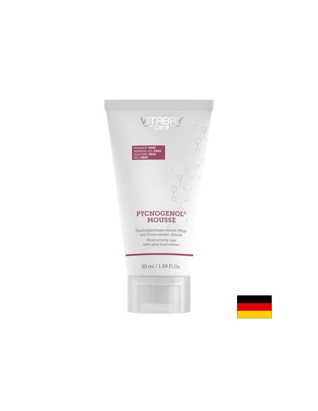 Moisturizing mousse for hands and body, with Pycnogenol pine bark extract, 50 ml - Nutra Best Europe