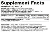 GABA 750 mg - 60 capsules - Nutra Best Europe