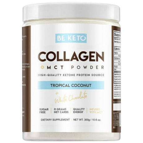 Keto Collagen + MCT Powder - 300 grams - Nutra Best Europe