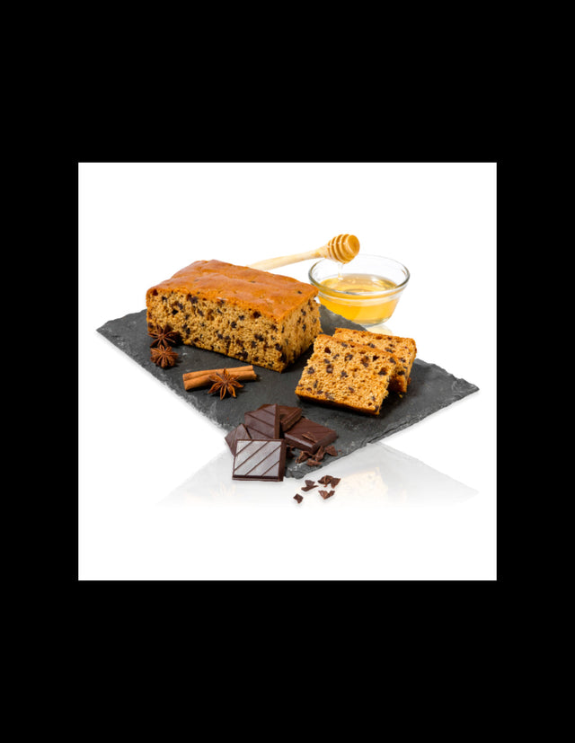 French honey bread with chocolate chips, 40% honey, 250 g, - Nutra Best Europe