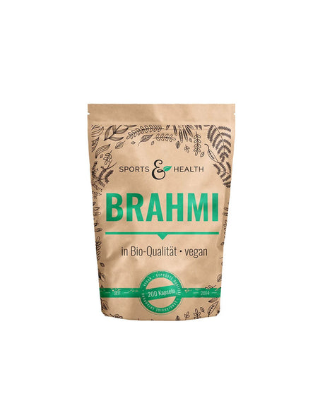 Memory and concentration - Brahmi (Bacopa monieri), 500 mg x 200 capsules - Nutra Best Europe