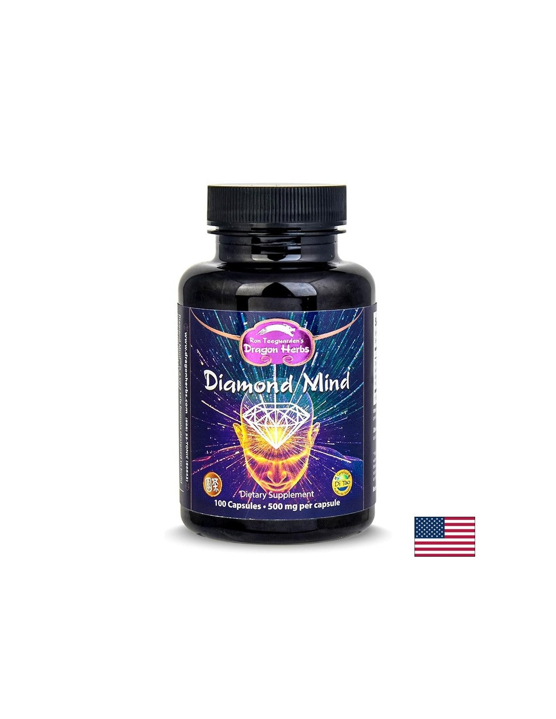 Memory and concentration - Diamond Mind, 100 capsules - Nutra Best Europe