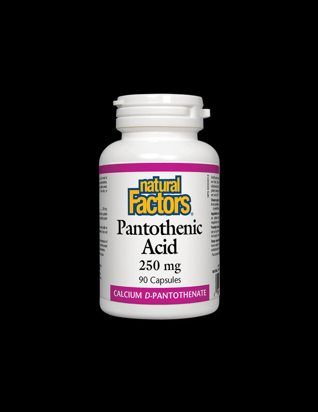 Pantothenic Acid 250 mg - 90 capsules - Nutra Best Europe