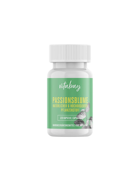Passionsblume Extrakt - Passion flower 3750 mg, 120 capsules Vitabay - Nutra Best Europe