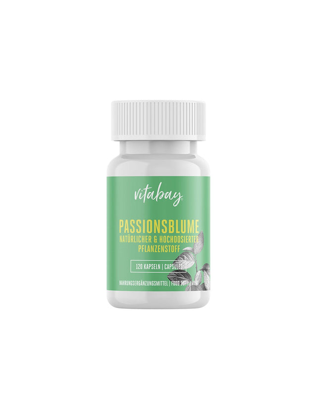 Passionsblume Extrakt - Passion flower 3750 mg, 120 capsules Vitabay - Nutra Best Europe