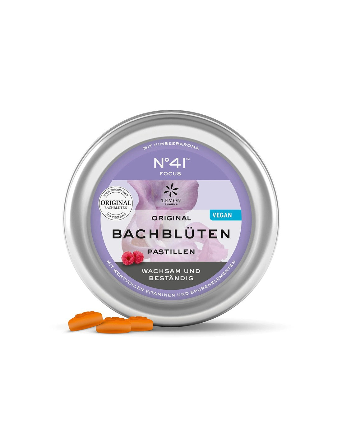 Dr. Bach lozenges - N°41 Focus, 50 g (~ 40 pieces) Lemon Pharma - Nutra Best Europe