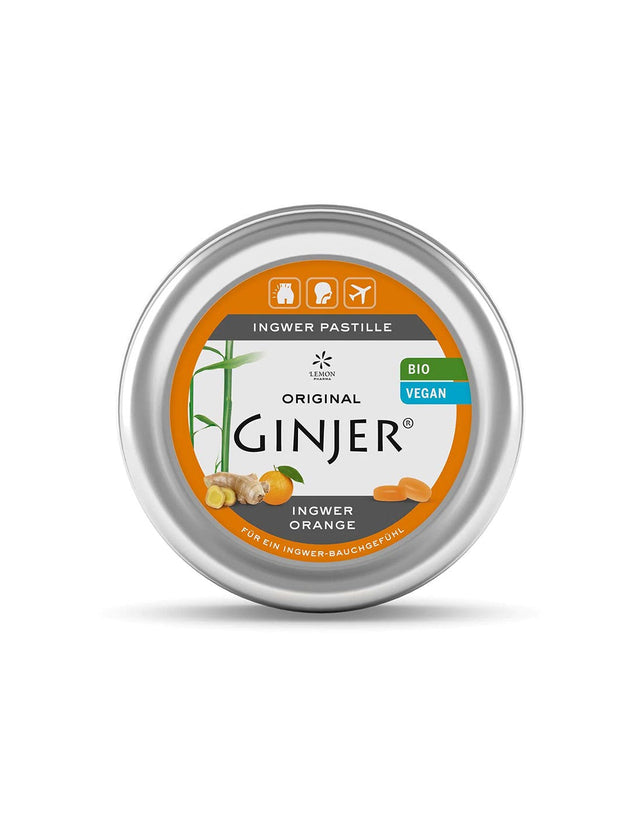 Lozenges with Ginger and Orange, 40 g Lemon Pharma - Nutra Best Europe