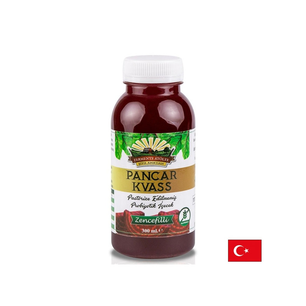 Probiotic drink from beetroot and ginger - Good digestion and strong immunity, 300 ml - Nutra Best Europe