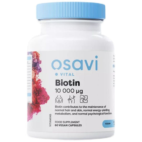 Biotin 10,000 mcg - 60 capsules - Nutra Best Europe