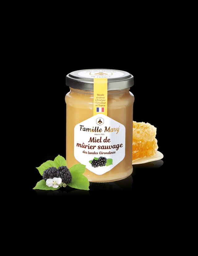 Wild mulberry honey (Girondin, France), 230 g - Nutra Best Europe