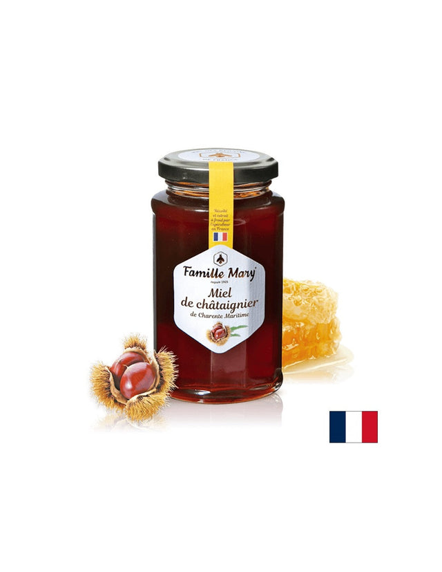 Chestnut honey (from the Charente-Maritime region, France), 360 g - Nutra Best Europe