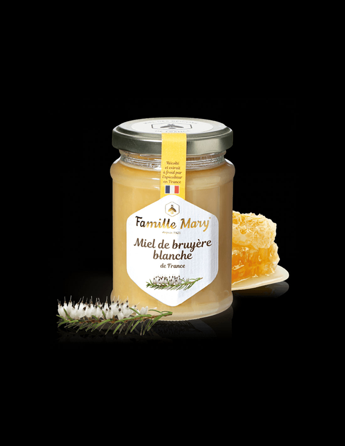Bee honey from Heather, France, 230 g - Nutra Best Europe