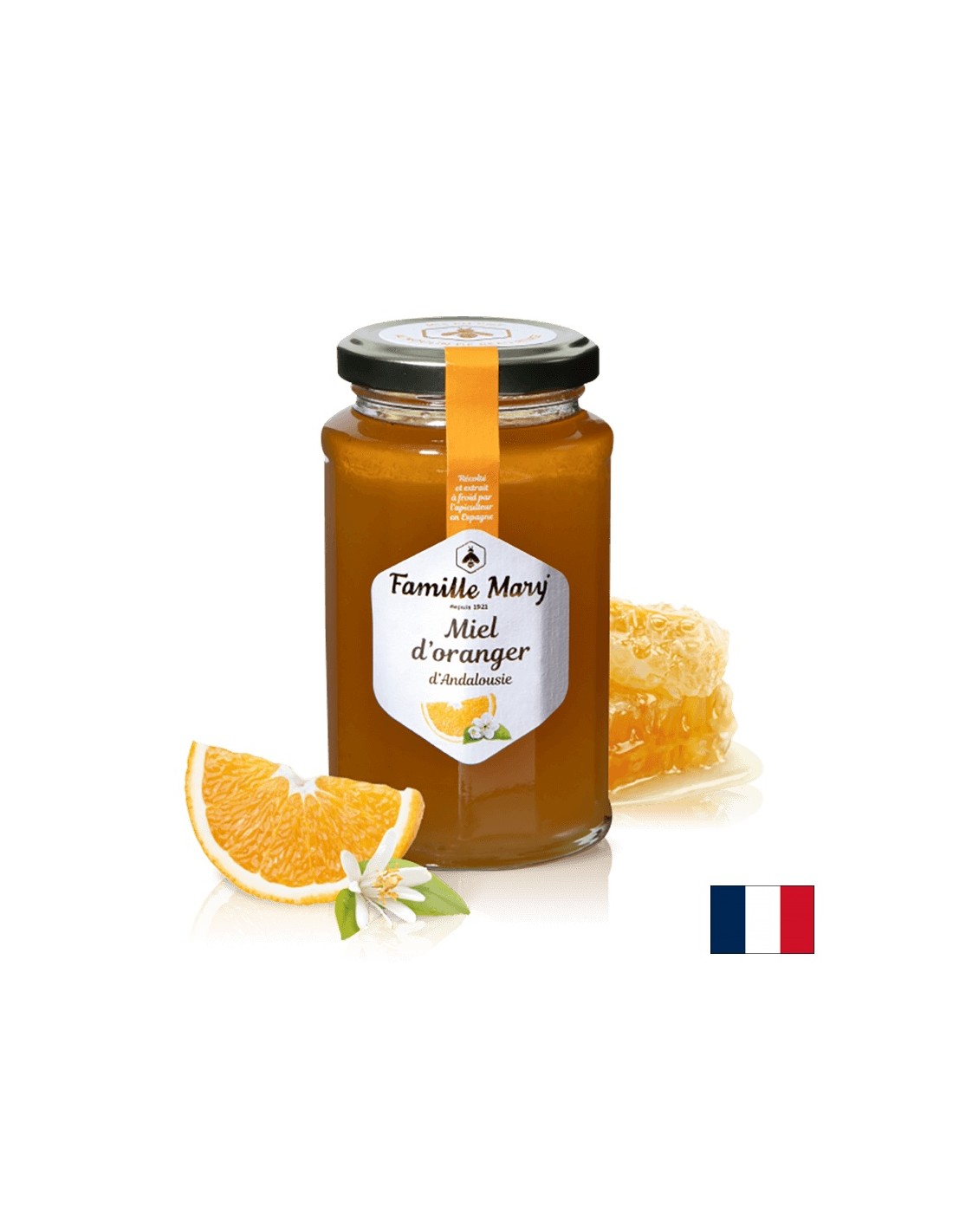 Orange tree honey (from Andalusia, Spain), 360 g - Nutra Best Europe