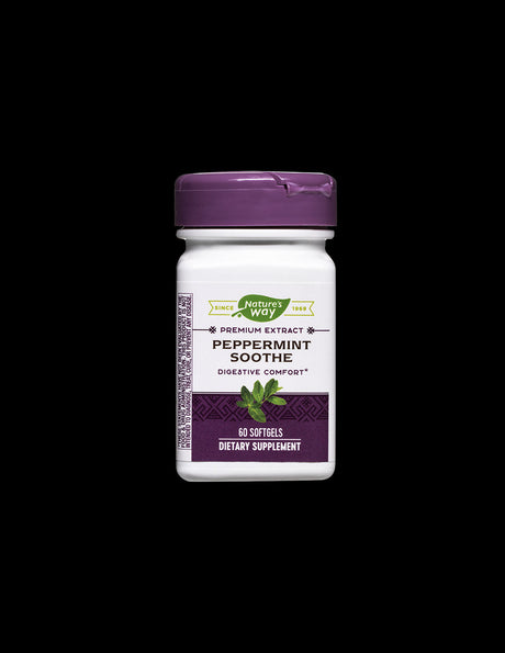 Peppermint Soothe - Herbal Blend for Good Digestion, 60 Softgels Nature's Way - Nutra Best Europe