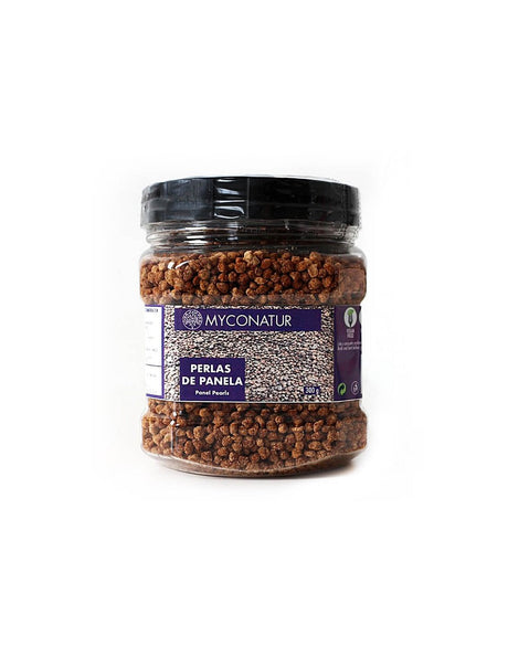 Perlas de panela - Organic granulated cane sugar, 300 g Myconatur - Nutra Best Europe