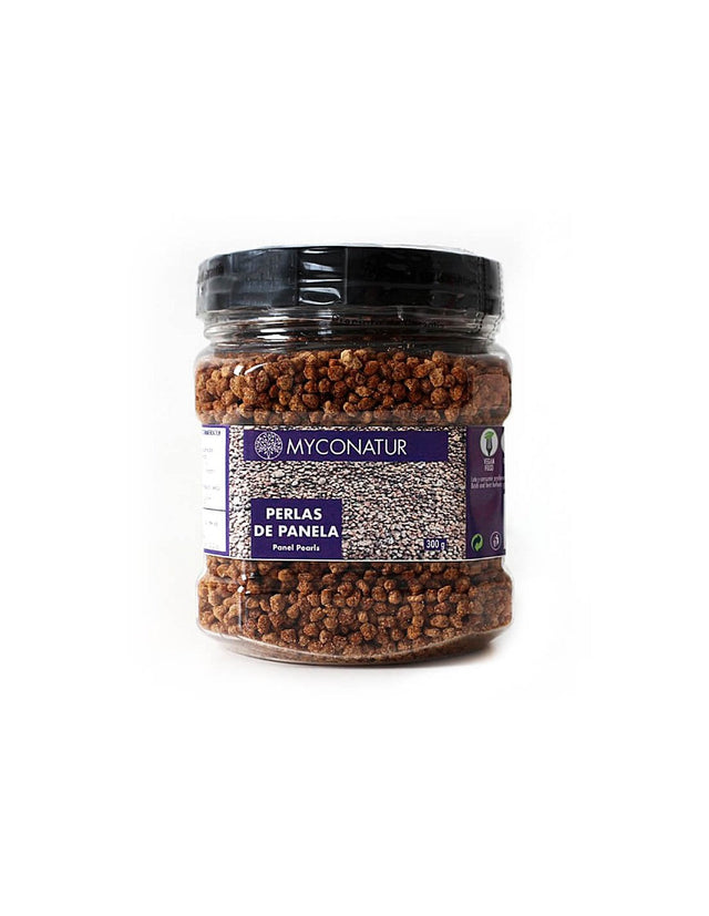 Perlas de panela - Organic granulated cane sugar, 300 g Myconatur - Nutra Best Europe