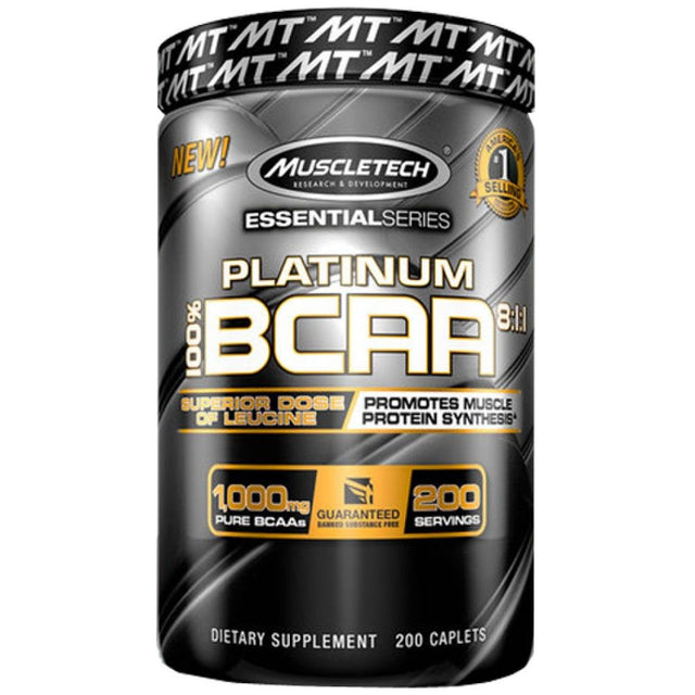 Platinum BCAA 8:1:1 - 200 caplets - Nutra Best Europe
