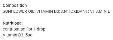 Vitamin D3 Liquid | 200 IU per Drop - 20 ml - Nutra Best Europe