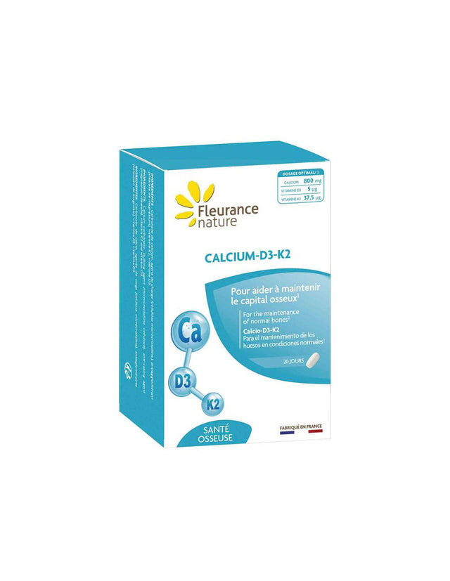 Supports bones and teeth - Calcium + Vitamin D3, K2, 60 tablets - Nutra Best Europe