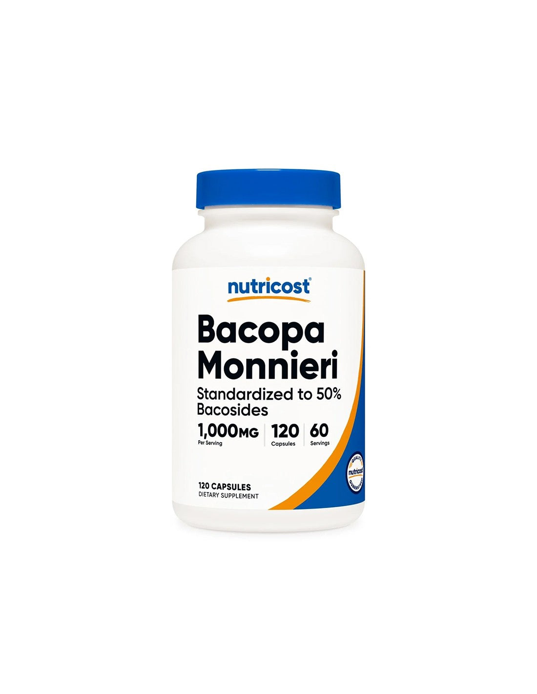 Supports brain function - Bacopa Monieri, 120 capsules - Nutra Best Europe