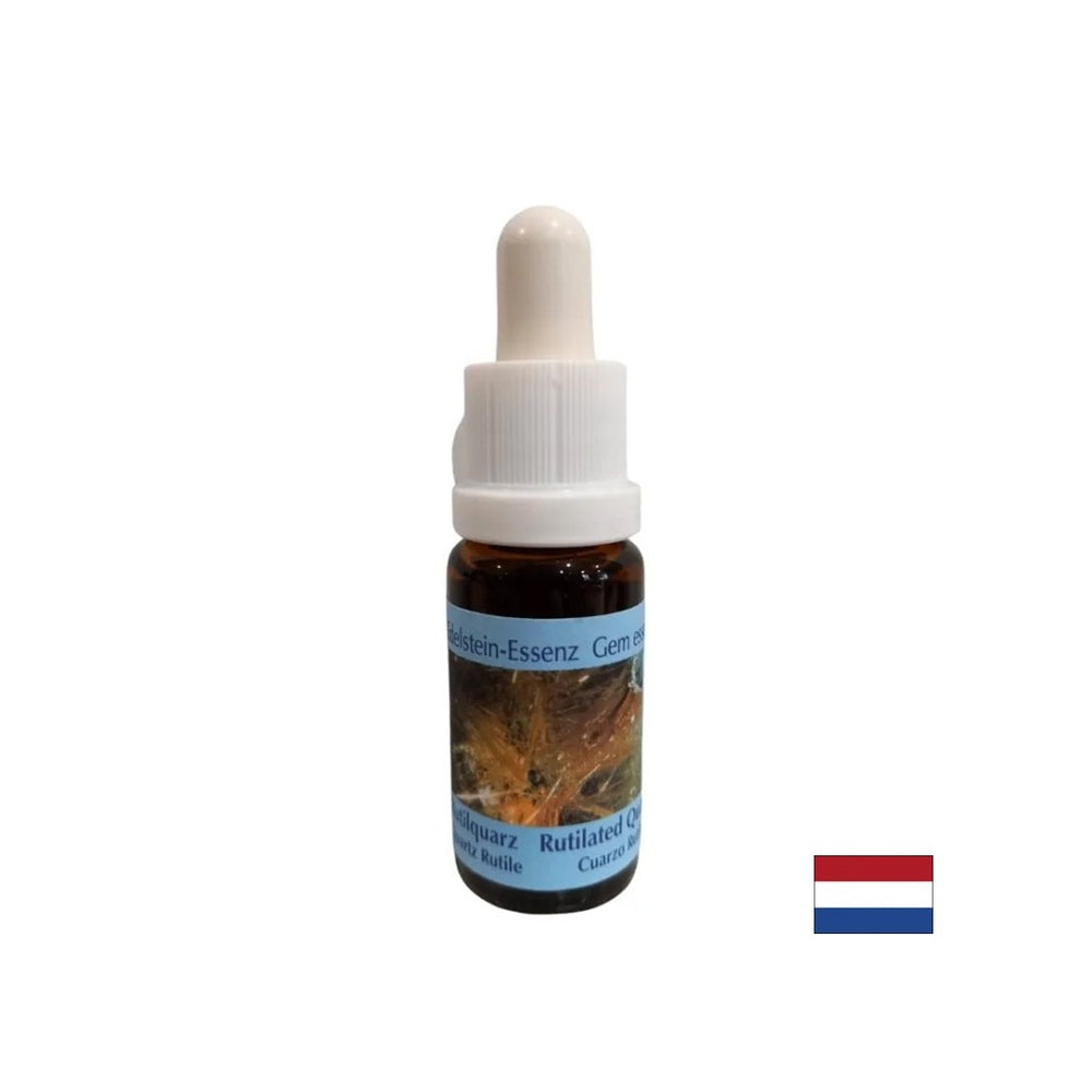 Supports positive transformation and balance - Essence Rutilated Quartz No. 13, drops 15 ml - Nutra Best Europe