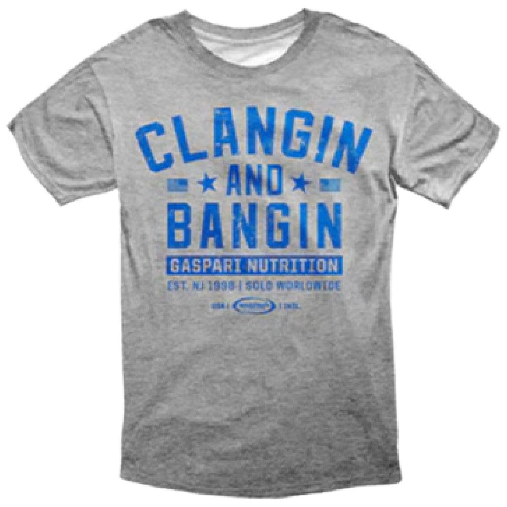 Clangin And Bangin T-Shirt | Grey - Nutra Best Europe