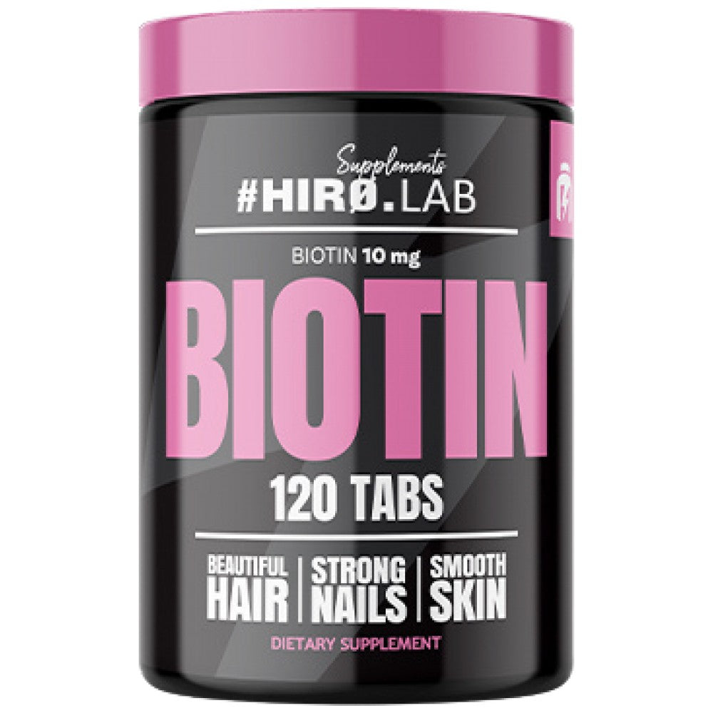 Biotin 10,000 mcg - 120 Tablets - Nutra Best Europe