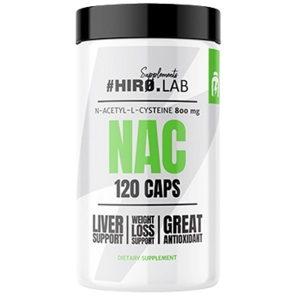 NAC 800mg | N-Acetyl L-Cysteine 120 capsules - Nutra Best Europe