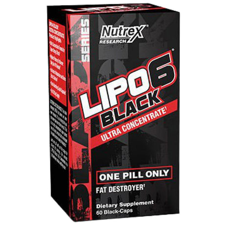 Lipo 6 Black Ultra Concentrate | Extreme Potency 60 capsules - Nutra Best Europe