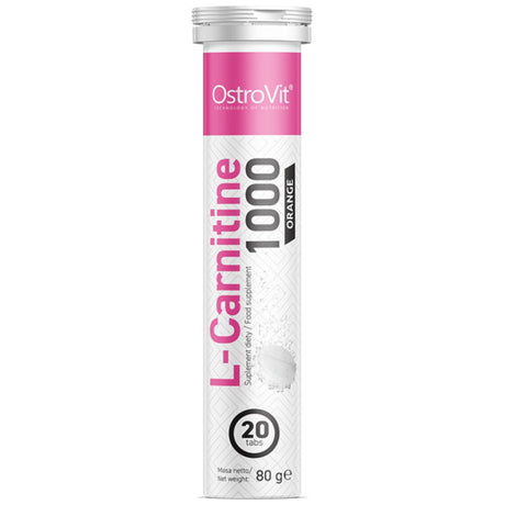 L-Carnitine 1000 / Effervescent 20 soluble tablets - Nutra Best Europe