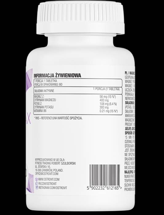 Magnez MAX / Anticramp 60 Tablets - Nutra Best Europe