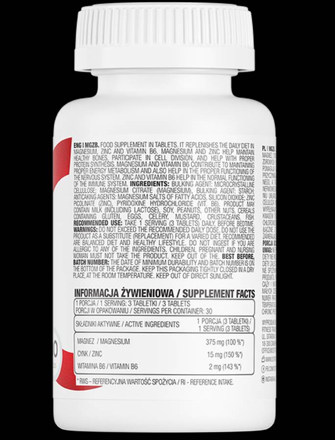 MgZB / ZMA 90 Tablets - Nutra Best Europe