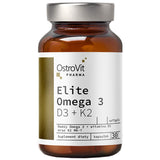 Elite Omega 3 D3 + K2 1000 mg 30 Gel capsules - Nutra Best Europe