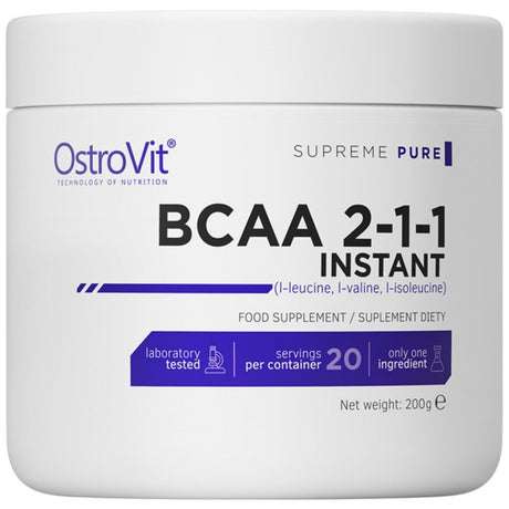 BCAA Instant Powder - 200 grams - Nutra Best Europe
