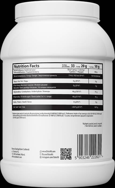 Dextrose - 1500 grams - Nutra Best Europe