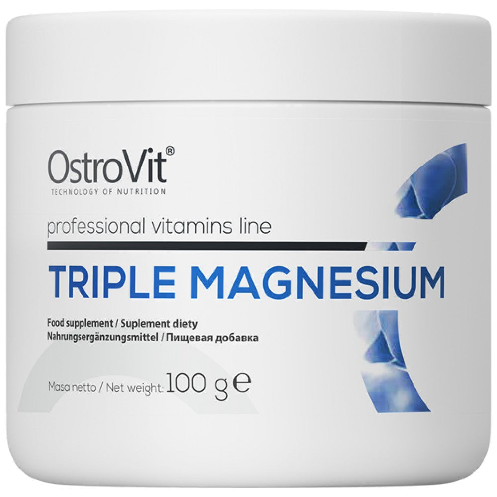Triple Magnesium Powder 100 grams - Nutra Best Europe