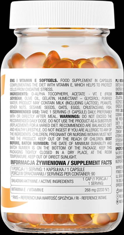 Vitamin E 400 IU 90 Gel capsules - Nutra Best Europe