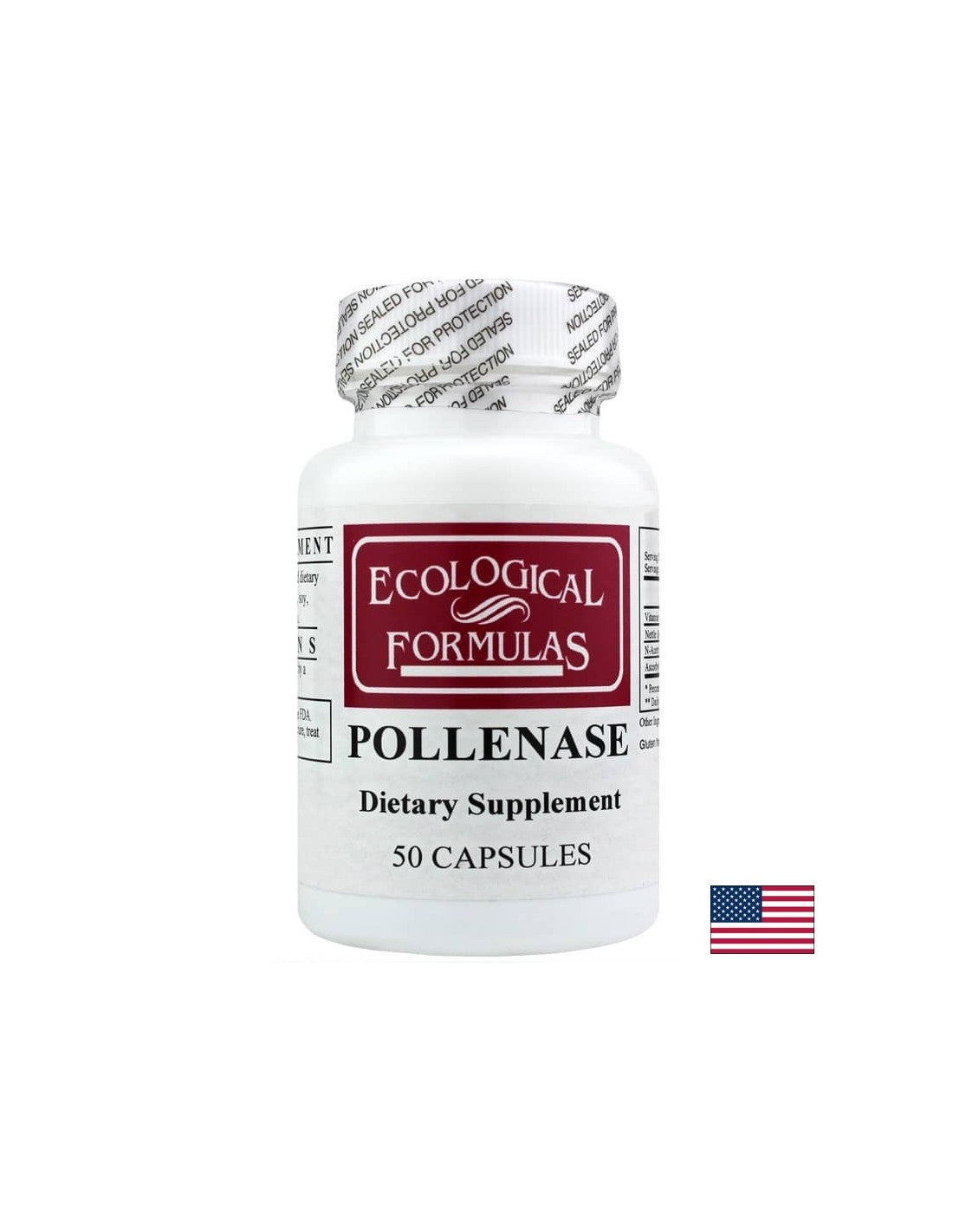 Pollenase - Pollenase, 50 capsules Ecological Formulas - Nutra Best Europe