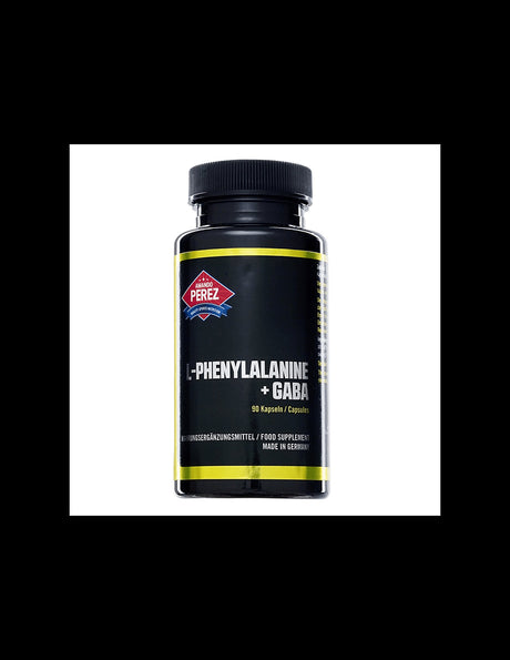 Reduces stress and appetite - L-phenylalanine + Gaba, 90 capsules - Nutra Best Europe