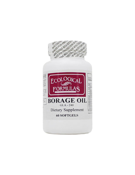 Borage (oil) GLA 240 - Hormonal Imbalance, Inflamed Skin and Arthritis, 60 Softgel Capsules - Nutra Best Europe