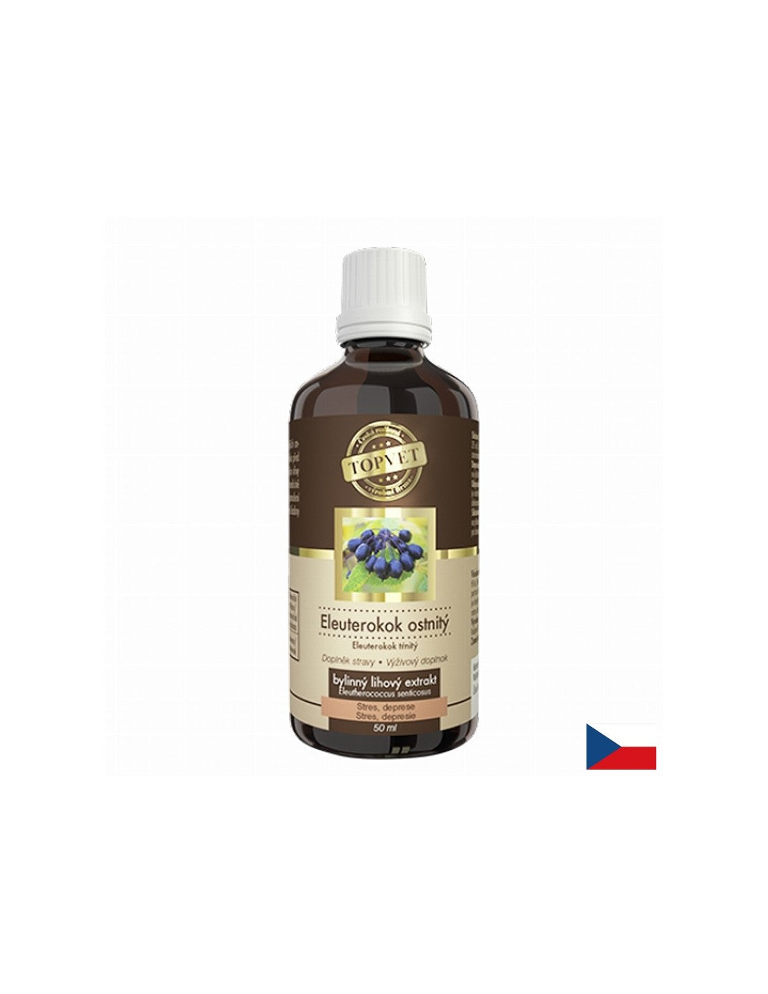 Increases energy and immunity - Siberian ginseng, 50 ml tincture - Nutra Best Europe